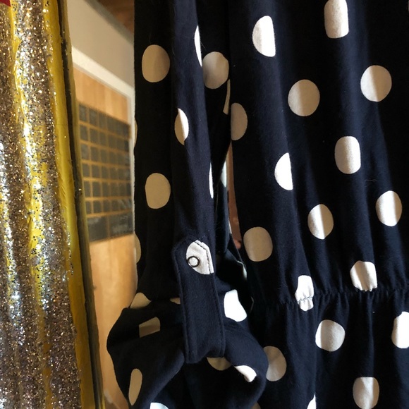 Navy polka dot gap dress - Picture 3 of 5
